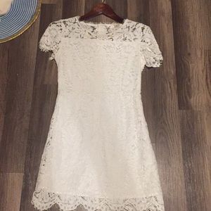 White lace dress